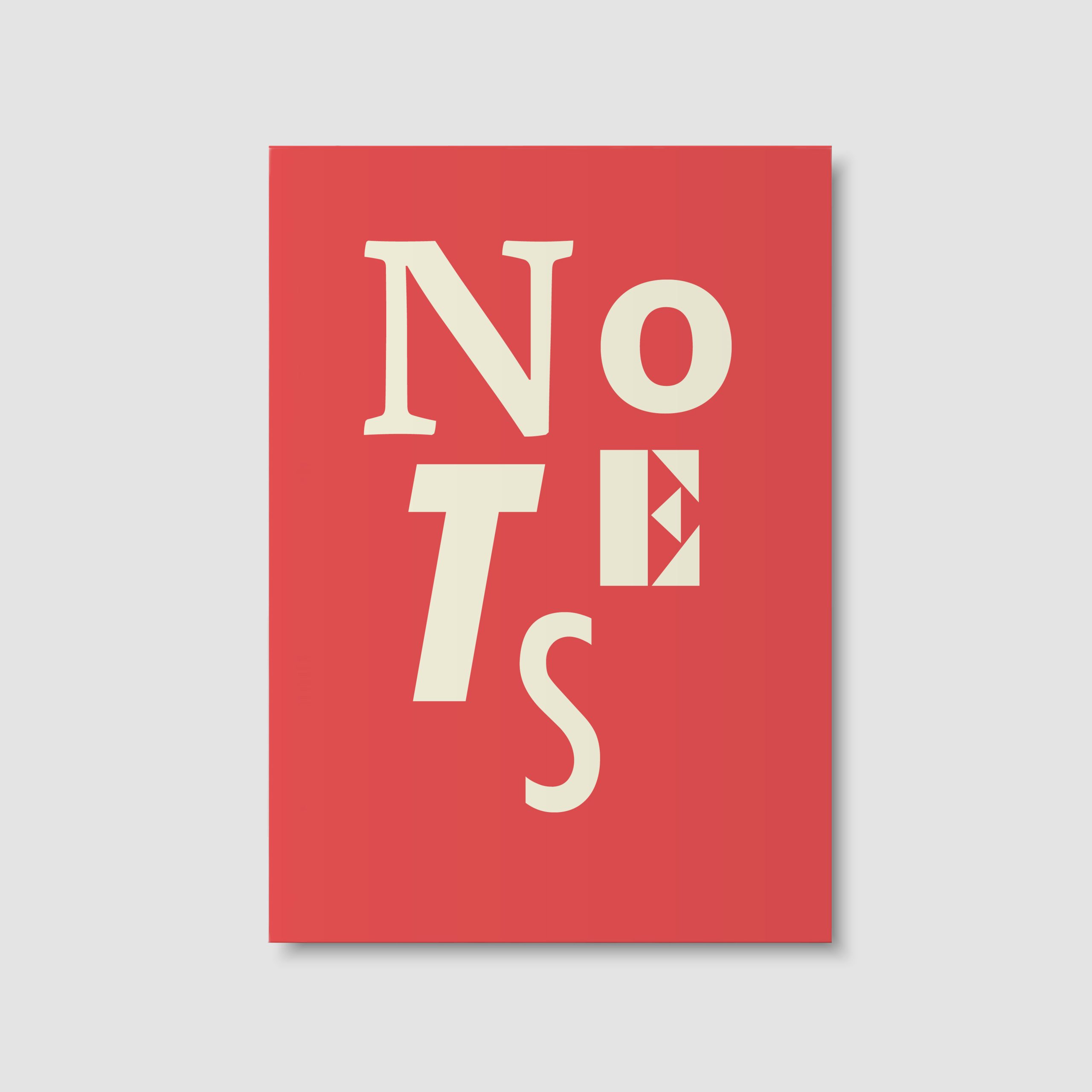 Fonts - Glued Notepads