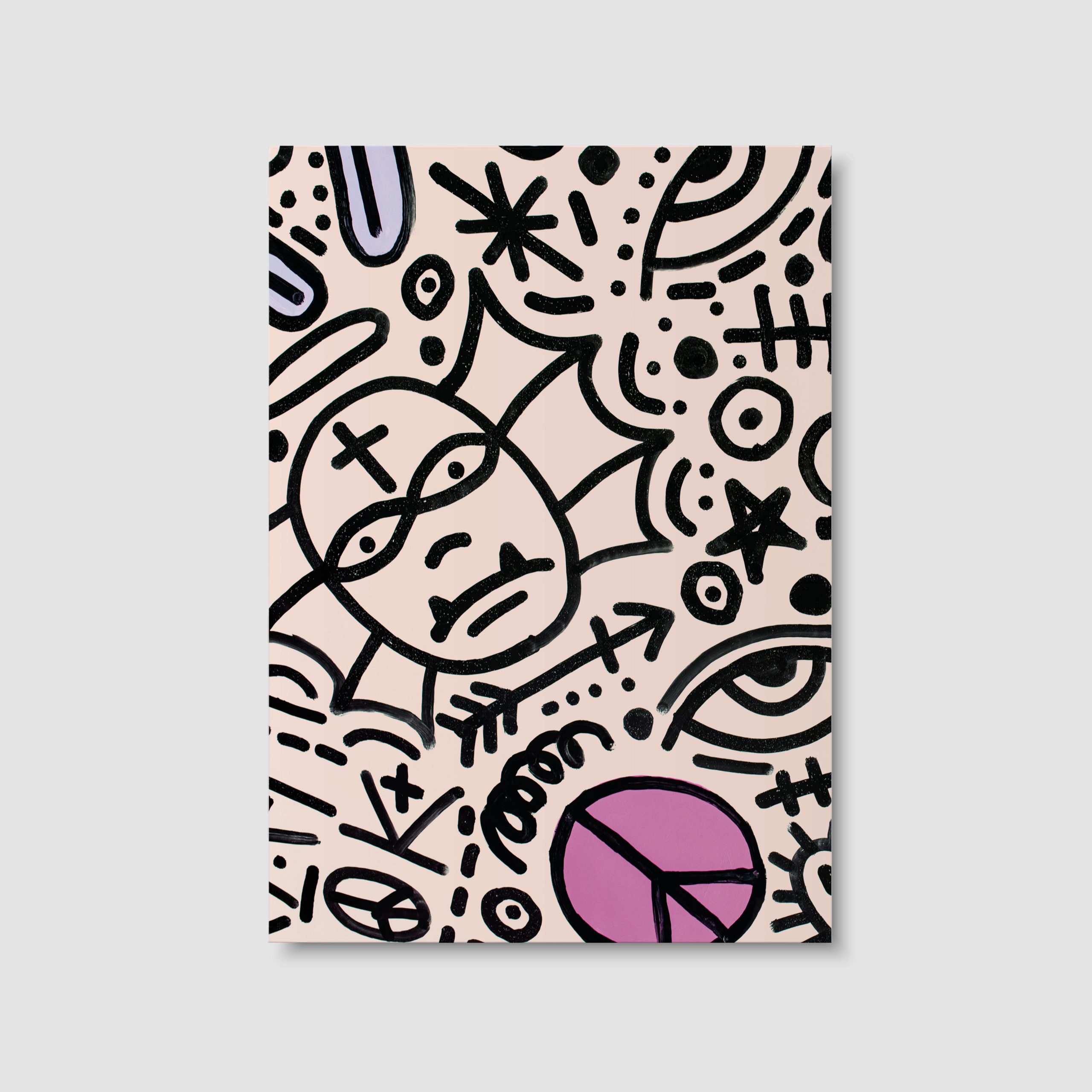 Graffiti - Glued Notepads