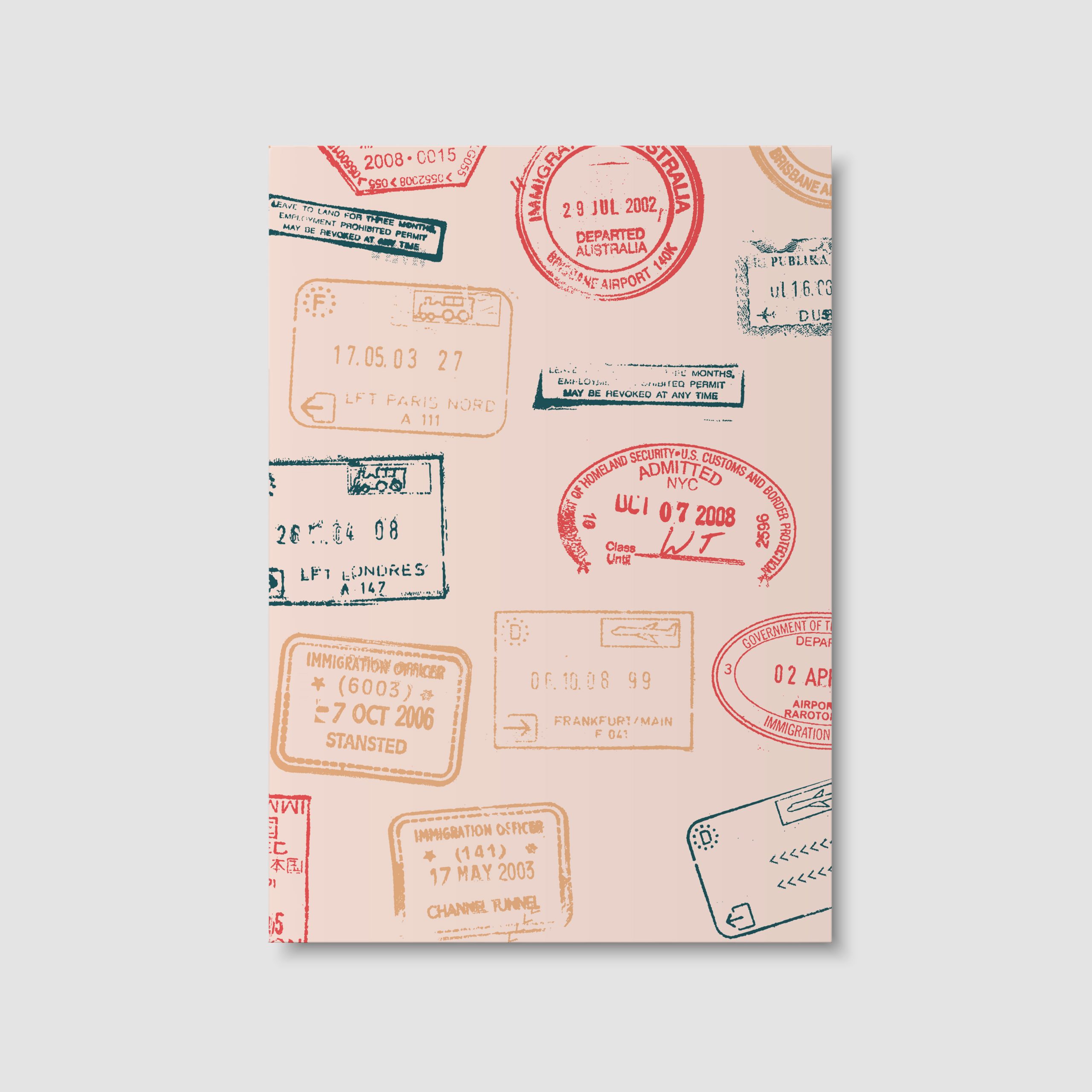 Passport - Glued Notepads
