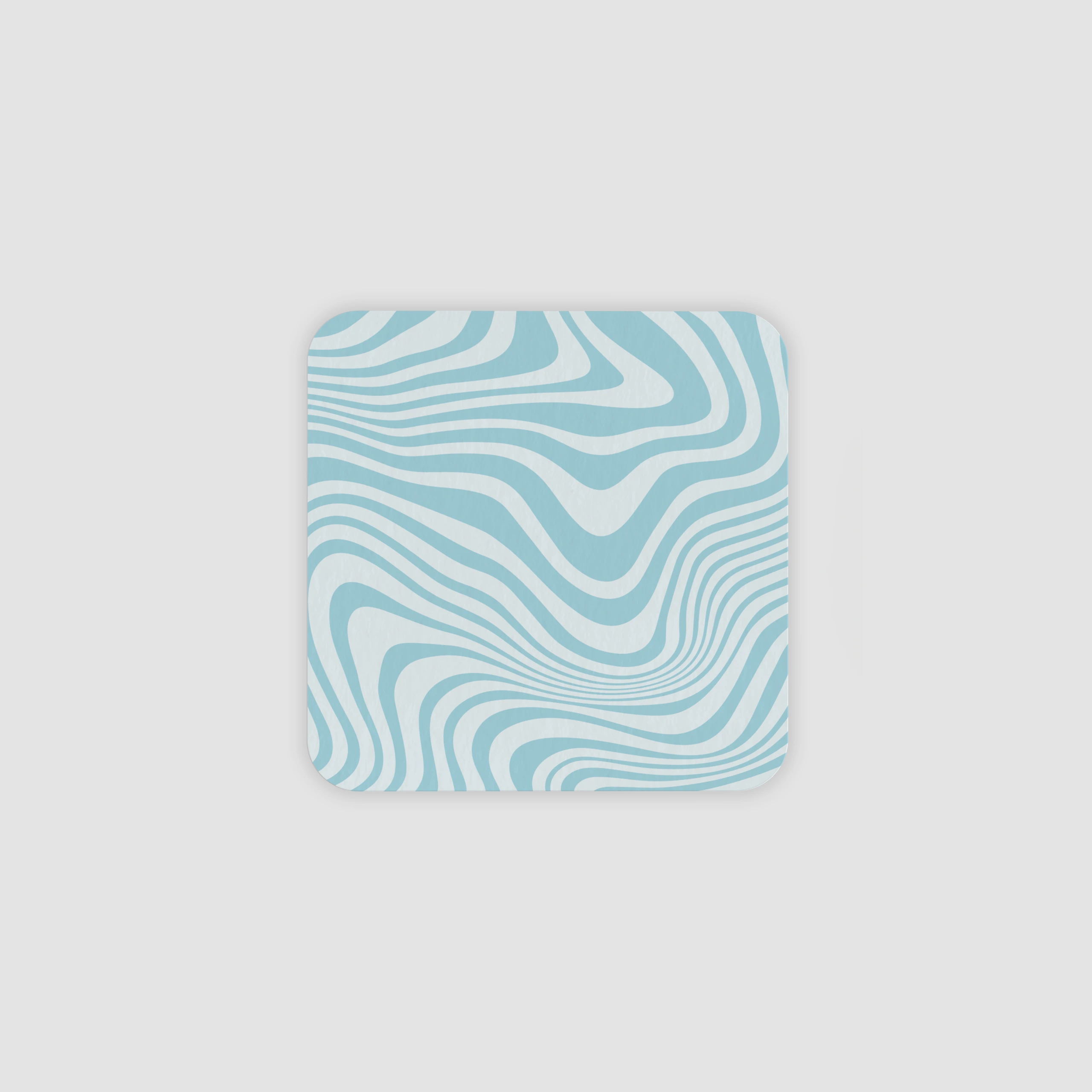 Waves Beer Mats - Rounded Corners