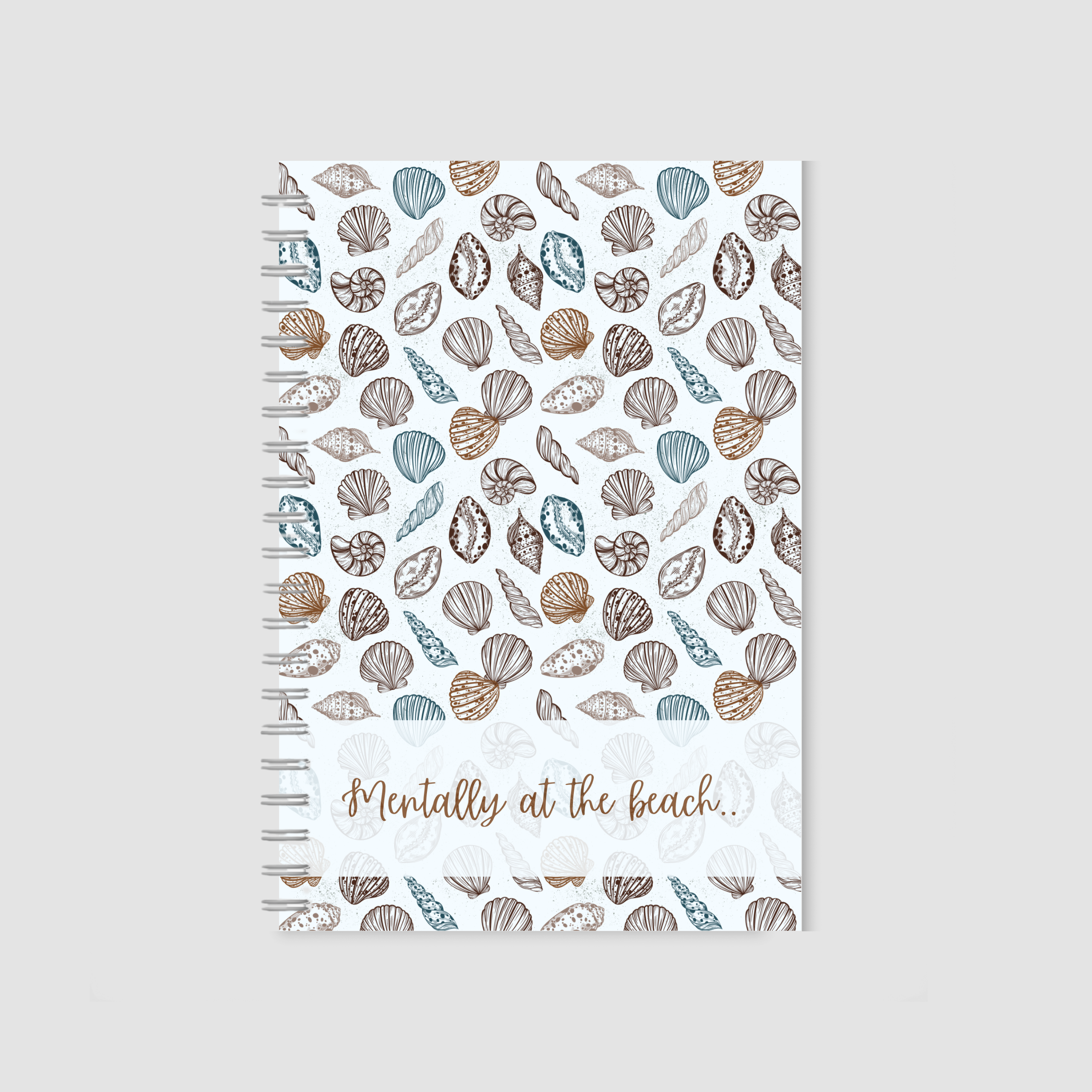 At the beach - Wiro Bound Notepads