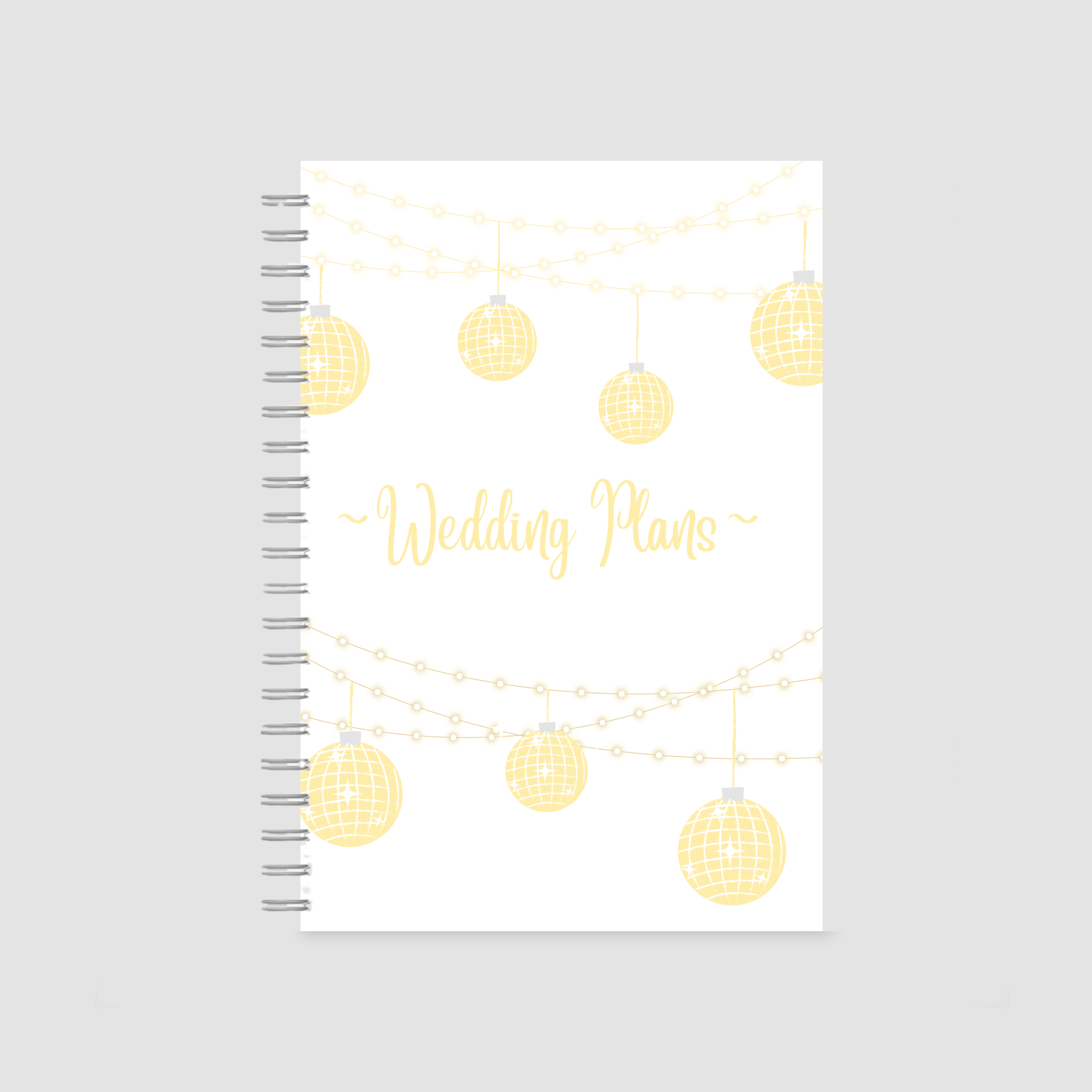 Wedding Plans - Wiro Bound Notepads